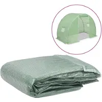 vidaXL : Cubierta de repuesto para invernadero (4,5 m²), 300x150x200 cm, color verde