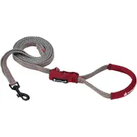 Snow Peak - Soft Lead - Correa para perro size XS, gris/rojo