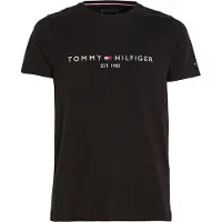 Tommy Hilfiger Camiseta CORE TOMMY LOGO hombre - Negro - EU L