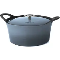 Cuisinox , sartén de hierro fundido "Volcan", 29 cm, color azul denim