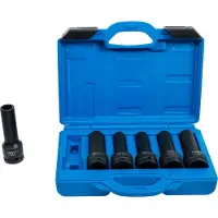 Bgs 5250: Juego de vasos hexagonales de impacto, perfil E, 20 (3/4"), 6 piezas.