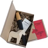 Morakniv Woodcarving Kit Dalahorse 120 Carbon 14041 kit para tallar madera acero al carbono