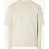 Levi's Ls Long-sleeved T-shirt Beige Talla: XL | Manga Larga Outlet | Hombre | Marrón