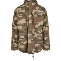 Brandit Chaqueta de entretiempo 'Giant' beige / marrón / oliva / verde oscuro