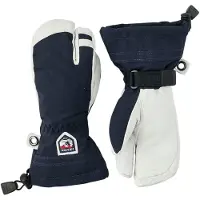 Hestra - Kid's Army Leather Heli Ski 3 Finger - Guantes size 3, azul