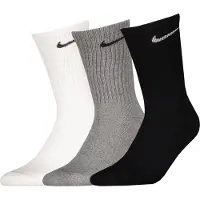 Nike Calcetines deportivos gris moteado / negro / blanco