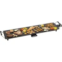 Bestron , plancha eléctrica de mesa, con placa de plancha/teppanyaki de gran tamaño (XXL) con revestimiento antiadherente
