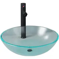 vidaXL : Grifo de lavabo para baño, con desagüe y acabado mate