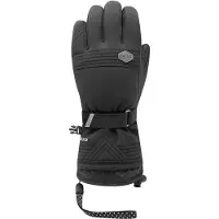 Racer - Guantes de esquí mujer - G Starz 3 Black para Mujer de Cuero - Talla 9 - Negro