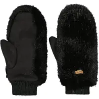 Barts - Women's Fur Mitts - Guantes size One Size, negro