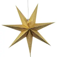 Best Season , estrella de papel "Dot", aproximadamente 70 cm de diámetro, incluye cable, color rojo, referencia 231-24