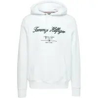 Tommy Hilfiger Sudadera 'Logo Embroidery' navy / rojo / blanco