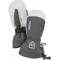 Hestra - Kid's Army Leather Heli Ski Mitt - Guantes size 6, gris