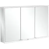 Villeroy & Boch , espejo de pared con armario integrado, modelo My View Now, 120 cm, 3 puertas, con regulador de intensidad mediante sensor