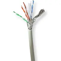 Nedis Cable De Red En Bobina Cat6 Stranded S/ftp Copper 305 M Indoor Lszh