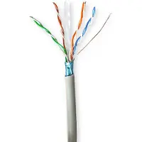Nedis Cable De Red En Bobina Cat6 Stranded F/utp Cca 50 M Indoor Pvc