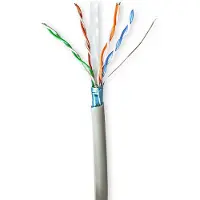 Nedis Cable De Red En Bobina Cat6 Stranded F/utp Cca 100 M Indoor Pvc