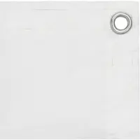 The Living Store Living Store: Panel protector para balcón, color blanco, 120x400 cm, tejido Oxford