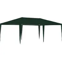 The Living Store Tienda Living, tienda de campaña Profi-Partyzelt, 4x6 metros, color verde, 90 g/m²