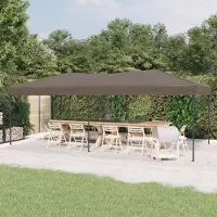 The Living Store Tienda de campaña plegable "Living Store", color taupe, 3x6 metros