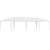 The Living Store La tienda Living, tienda de campaña para eventos, 4 x 9 metros, color blanco