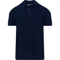 Tommy Hilfiger Camiseta 'CORE 1985 SLIM POLO' navy / rojo fuego / blanco