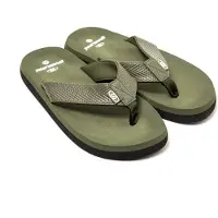 Brasileras Zapatos para playa y agua 'Puff' verde oscuro