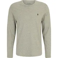 Ralph Lauren para hombre. 714844759003 Camiseta de dormir de punto de algodón gris (S), Homewear, Manga larga, outlet