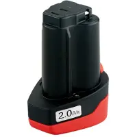 Metabo 62543800, Batería, de iones de litio (Li-ion), 2 Ah, 10,8 V, color negro, detalles en rojo