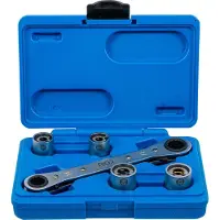 Bgs 65505: Juego de extractores para tornillos avellanados, de 5 piezas.