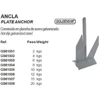 Goldenship Ancla Galvanizado Steel Yacht