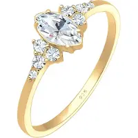 Elli Anillo 'Kristall' oro / transparente