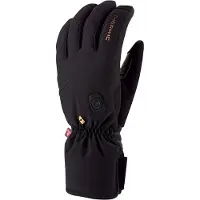 Therm-ic - Guantes calefactables - Ultra Boost Light Black de Cuero - Talla 7 - Negro