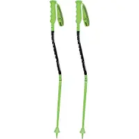 Komperdell - Bastones esquí - Nationalteam Alu Super-G Junior de Aluminio - Talla Infantil 115 cm - Verde