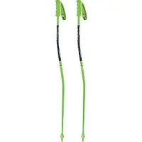 Komperdell - Bastones esquí - Nationalteam Super-G Alu 18Mm de Aluminio - Talla 120 cm - Verde