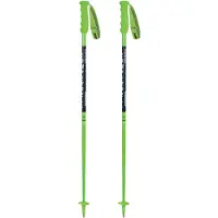 Komperdell - Bastones esquí - Nationalteam Alu Junior de Aluminio - Talla Infantil 90 cm - Verde