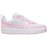 Nike Zapatillas deportivas 'Court Borough' rosa / blanco