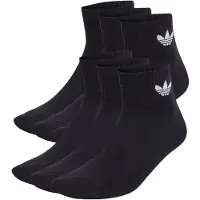Adidas Originals Calcetines 'Mid Ankle 6 Pairs' negro / blanco