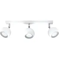 Sollux Lámpara de techo OCULARE 3, color blanco