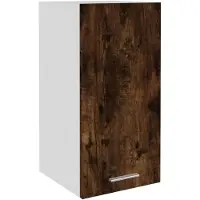 The Living Store Armario colgante "", color roble ahumado, 29,5 x 31 x 60 cm, fabricado en material de madera