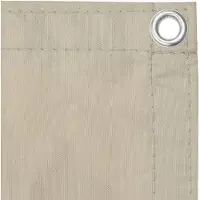 The Living Store Living Store: Protector para balcón, color beige, 90 x 500 cm, fabricado en tejido Oxford