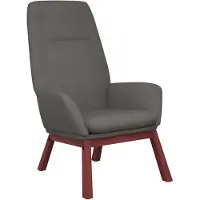 vidaXL Sillón reclinable Relax, color gris claro, tapizado en tela