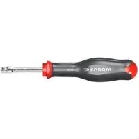 Facom Llave de vaso con mango de 1/4", tamaño medio, 158 mm (marca )