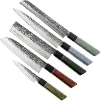 Eden kitchen knives Eden Elements 2001-S01, juego de cuchillos de 5 piezas