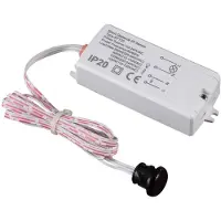 V-TAC 1000256203: Sensor de movimiento "8025". Tecnología infrarroja, detección de movimiento manual, máximo 200W para LEDs, IP20, 5 años de garantía
