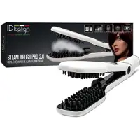 Italian Design Plancha De Pelo Steam Brush 2.0 Steam