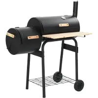 vidaXL Parrilla de carbón clásica, barbacoa y ahumador