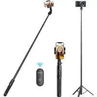 Ulanzi SK-03 Trípode palo selfie de 1,6 m con obturador Bluetooth