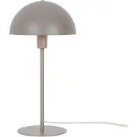 Nordlux Lámpara de mesa Ellen 20, beige, metal, portalámpara E14