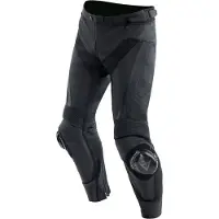 Dainese Delta 4 Pantalones De Cuero Negro 50 hombres